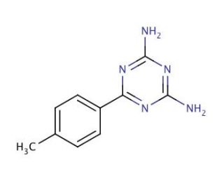 2,4-Diamino-6-(4-methylphenyl)-1,3,5-triazine (CAS 19338-12-6) - chemical structure image