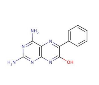 2,4-Diamino-6-phenyl-7-pteridinol (CAS 19152-93-3) - chemical structure image