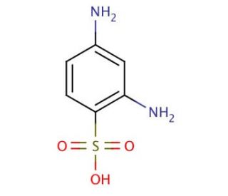 2,4-Diaminobenzenesulfonic acid (CAS 88-63-1) - chemical structure image