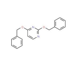 2,4-Dibenzyloxypyrimidine (CAS 7306-79-8) - chemical structure image