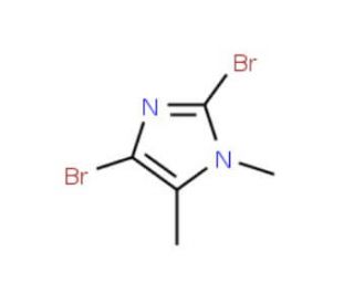 2,4-Dibromo-1,5-dimethyl-1H-imidazole (CAS 850429-57-1) - chemical structure image