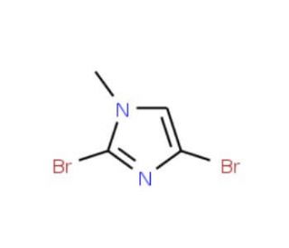 2,4-Dibromo-1-methyl-1H-imidazole (CAS 53857-60-6) - chemical structure image