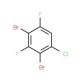 2,4-Dibromo-3,5-difluorochlorobenzene - chemical structure image