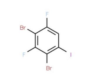 2,4-Dibromo-3,5-difluoroiodobenzene - chemical structure image