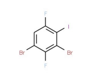 2,4-Dibromo-3,6-difluoroiodobenzene - chemical structure image
