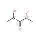 2,4-Dibromo-3-pentanone (CAS 815-60-1) - chemical structure image