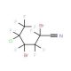 2,4-Dibromo-5-chlorooctafluoro-pentanonitrile - chemical structure image