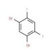 2,4-Dibromo-5-fluoroiodobenzene - chemical structure image
