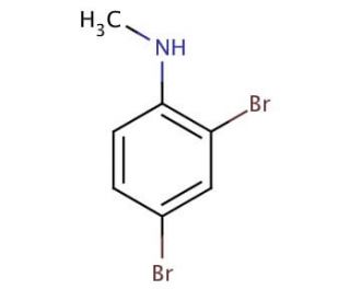 2,4-Dibromo-N-methylaniline (CAS 73557-58-1) - chemical structure image
