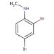 2,4-Dibromo-N-methylaniline (CAS 73557-58-1) - chemical structure image
