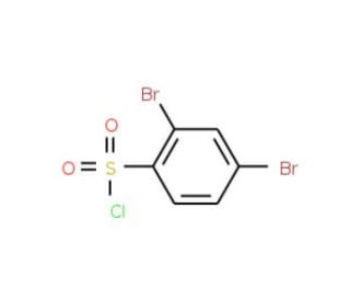 2,4-dibromobenzene-1-sulfonyl chloride (CAS 72256-95-2&#9;) - chemical structure image