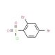 2,4-dibromobenzene-1-sulfonyl chloride (CAS 72256-95-2	) - chemical structure image