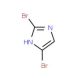 2,4-Dibromoimidazole (CAS 64591-03-3) - chemical structure image