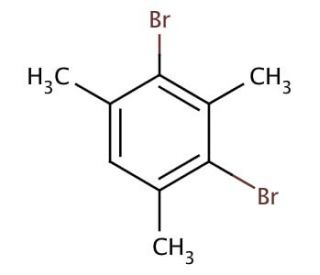 2,4-Dibromomesitylene (CAS 6942-99-0) - chemical structure image
