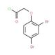 (2,4-dibromophenoxy)acetyl chloride - chemical structure image