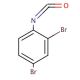 2,4-Dibromophenyl isocyanate (CAS 55076-90-9) - chemical structure image