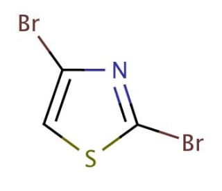 2,4-Dibromothiazole (CAS 4175-77-3) - chemical structure image