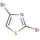 2,4-Dibromothiazole (CAS 4175-77-3) - chemical structure image