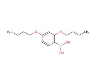 2,4-Dibutoxyphenylboronic acid (CAS 870778-89-5) - chemical structure image