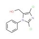 (2,4-dichloro-1-phenyl-1H-imidazol-5-yl)methanol - chemical structure image