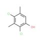 2,4-Dichloro-3,5-dimethylphenol (CAS 133-53-9) - chemical structure image