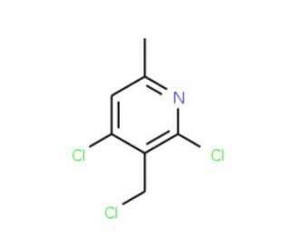 2,4-dichloro-3-(chloromethyl)-6-methylpyridine - chemical structure image