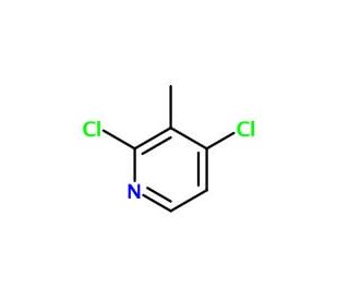 2,4-Dichloro-3-methylpyridine (CAS 132097-09-7) - chemical structure image