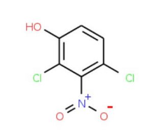 2,4-Dichloro-3-nitrophenol (CAS 38902-87-3) - chemical structure image