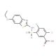 2,4-Dichloro-5-(6-ethoxy-benzothiazol-2-ylsulfamoyl)-benzoic acid - chemical structure image