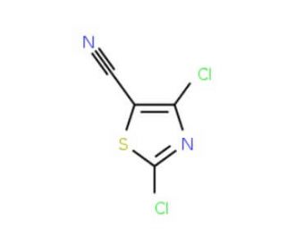 2,4-Dichloro-5-cyanothiazole (CAS 82554-18-5) - chemical structure image