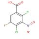 2,4-Dichloro-5-fluoro-3-nitrobenzoic acid (CAS 106809-14-7) - chemical structure image