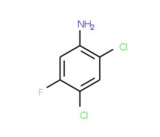 2,4-Dichloro-5-fluoroanline (CAS 348-64-1) - chemical structure image