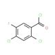 2,4-Dichloro-5-fluorobenzoyl chloride (CAS 86393-34-2) - chemical structure image