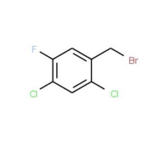 2,4-Dichloro-5-fluorobenzyl bromide (CAS 261763-27-3) - chemical structure image