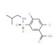 2,4-Dichloro-5-isobutylsulfamoyl-benzoic acid - chemical structure image