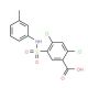 2,4-Dichloro-5-m-tolylsulfamoyl-benzoic acid - chemical structure image