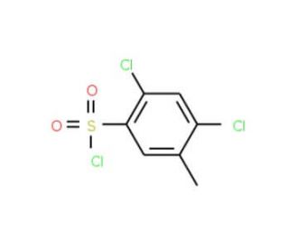 2,4-Dichloro-5-methylbenzenesulfonyl chloride (CAS 28286-86-4) - chemical structure image
