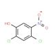 2,4-Dichloro-5-nitrophenol (CAS 39489-77-5) - chemical structure image