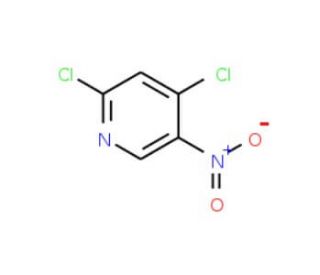 2,4-Dichloro-5-nitropyridine (CAS 4487-56-3) - chemical structure image
