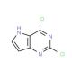 2,4-Dichloro-5H-pyrrolo[3,2-d]pyrimidine (CAS 63200-54-4) - chemical structure image