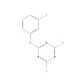 2,4-Dichloro-6-(3-fluorophenoxy)-1,3,5-triazine (CAS 112748-45-5) - chemical structure image