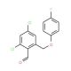 2,4-Dichloro-6-(4-fluoro-phenoxymethyl)-benzaldehyde - chemical structure image