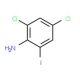 2,4-Dichloro-6-iodoaniline (CAS 697-90-5) - chemical structure image