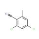 2,4-Dichloro-6-methylbenzonitrile (CAS 175277-98-2) - chemical structure image