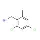 2,4-Dichloro-6-methylbenzylamine (CAS 150517-76-3) - chemical structure image
