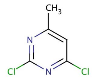 2,4-Dichloro-6-methylpyrimidine (CAS 5424-21-5) - chemical structure image