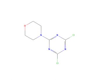 2,4-Dichloro-6-morpholino-1,3,5-triazine (CAS 6601-22-5) - chemical structure image