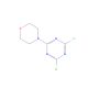 2,4-Dichloro-6-morpholino-1,3,5-triazine (CAS 6601-22-5) - chemical structure image