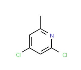 2,4-Dichloro-6-picoline (CAS 42779-56-6) - chemical structure image