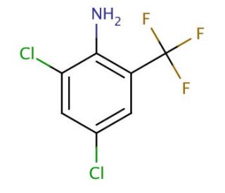 2,4-Dichloro-6-(trifluoromethyl)aniline (CAS 62593-17-3) - chemical structure image